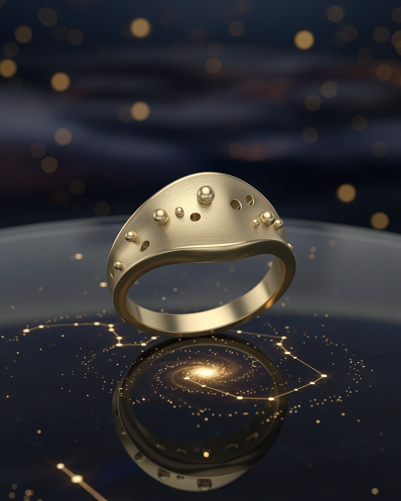 Astral Drift Ring in Close Up
