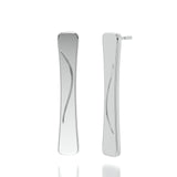 GoldenDrift Earrings in White Gold Combination