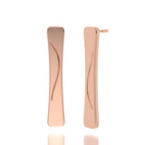 Golden Drift Earrings in Yellow Gold Combination