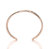 Infinity Drift Bracelet in Rose Gold - Top