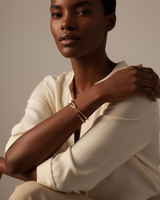 Infinity Drift Earrings in Model