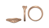 Orion Band Ring in Polished Rose Gold- Multi View