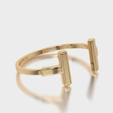 Duality Band Bracelet in Yellow Gold - Product 360 Video