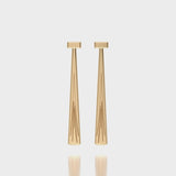 Solar Ray Earrings in Yellow Gold - Product 360 Video